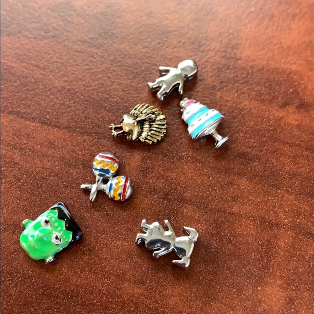 Misc Origami Owl Charms Set 1